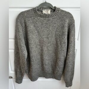 Lord Jeff The Moors Vintage 100% Shetland Wool Sweater Size Medium.